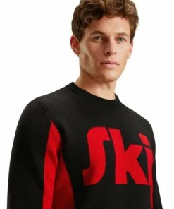 Falke SK Crew Neck Pullover M -Duijvestein Verkoop Falke M SK Crew Pullover 38362 3000 Black 2022 6
