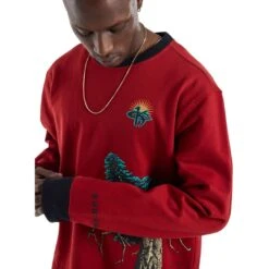 Burton Mens 1995 Kelly Air Crew -Duijvestein Verkoop Kelly sweat front zoom