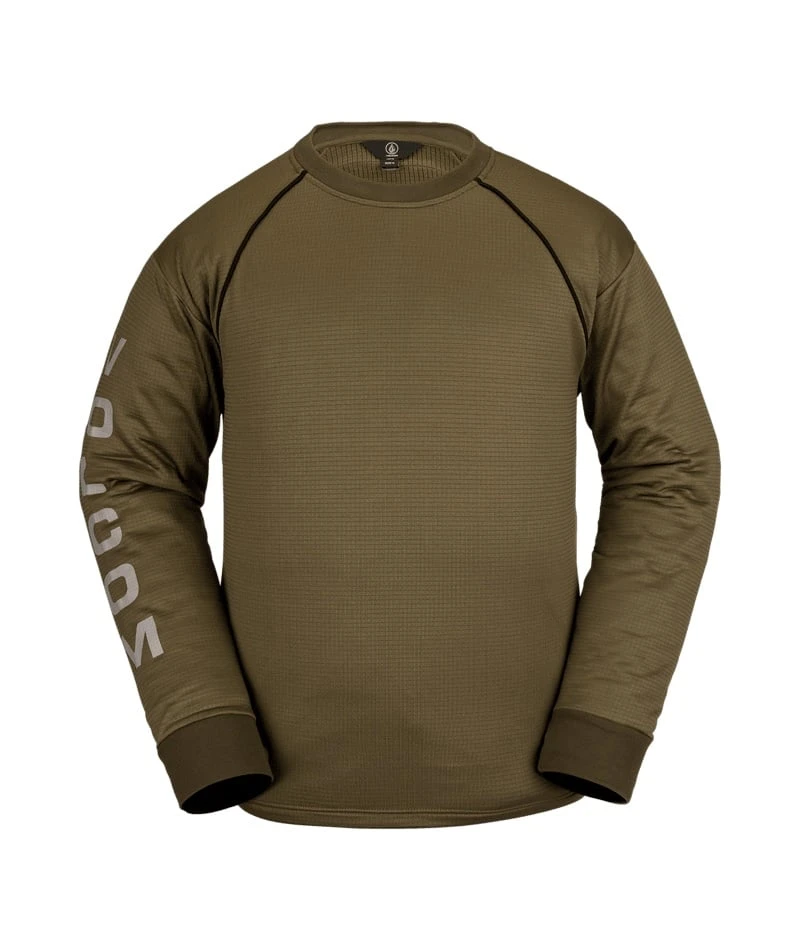 Volcom M Waffle Backed Crew Fleece 3 Volcom M Waffle Backed Crew Fleece